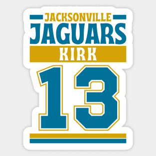 Jacksonville Jaguars Kirk 13 American Football Edition 3 Sticker